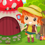 Games4King Cute Girl Rescue From Garden House Walkthrough